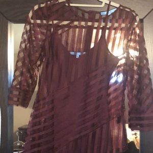 Maroon Antonio Melani Blouse